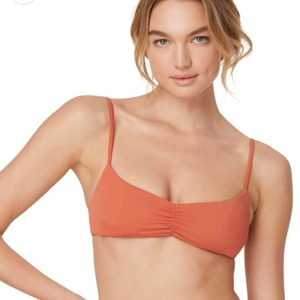 Andie Swim The Symi Bikini Top Cedar XL